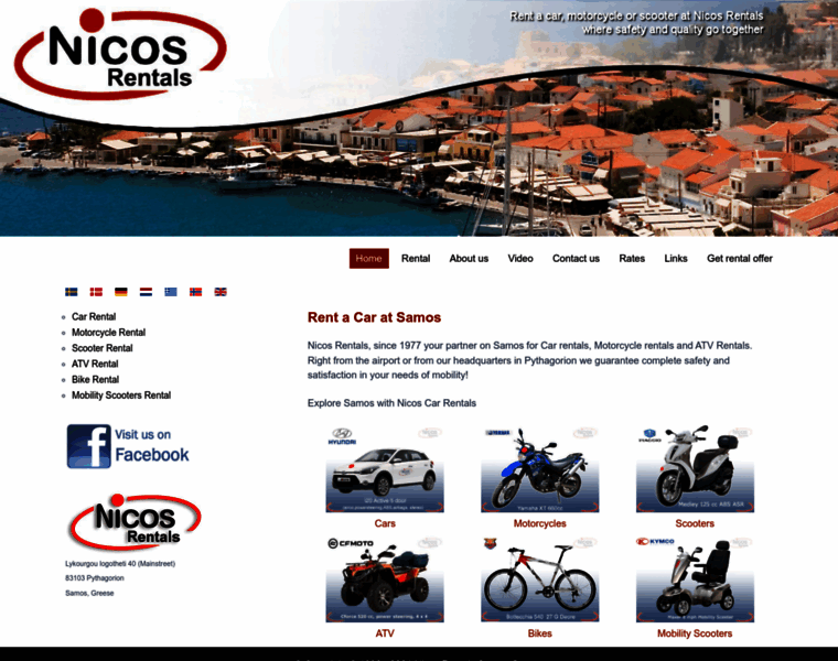Nicos-rentals.com thumbnail