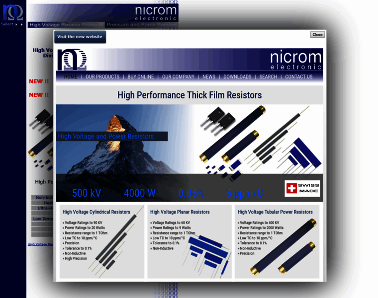 Nicrom-electronic.com thumbnail