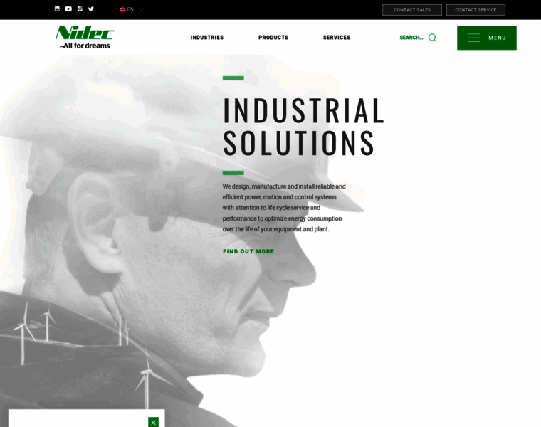 Nidec-industrial.com thumbnail