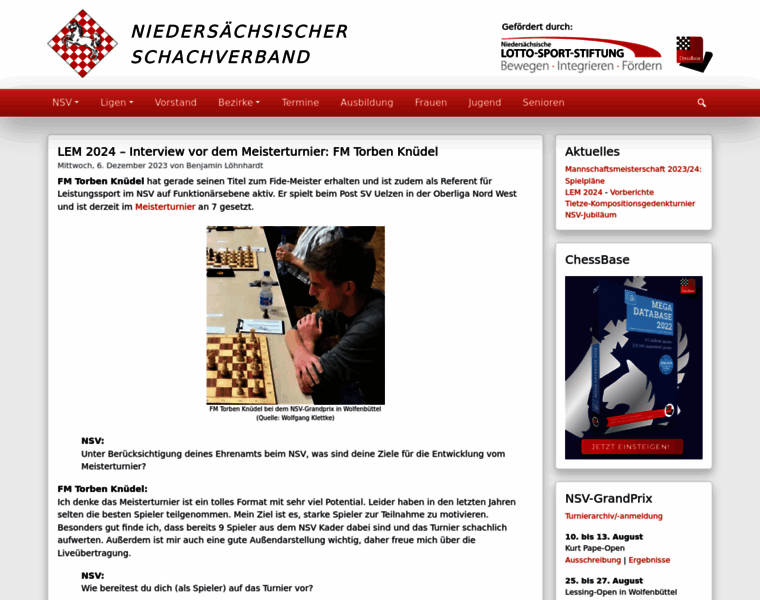 Niedersaechsischer-schachverband.de thumbnail