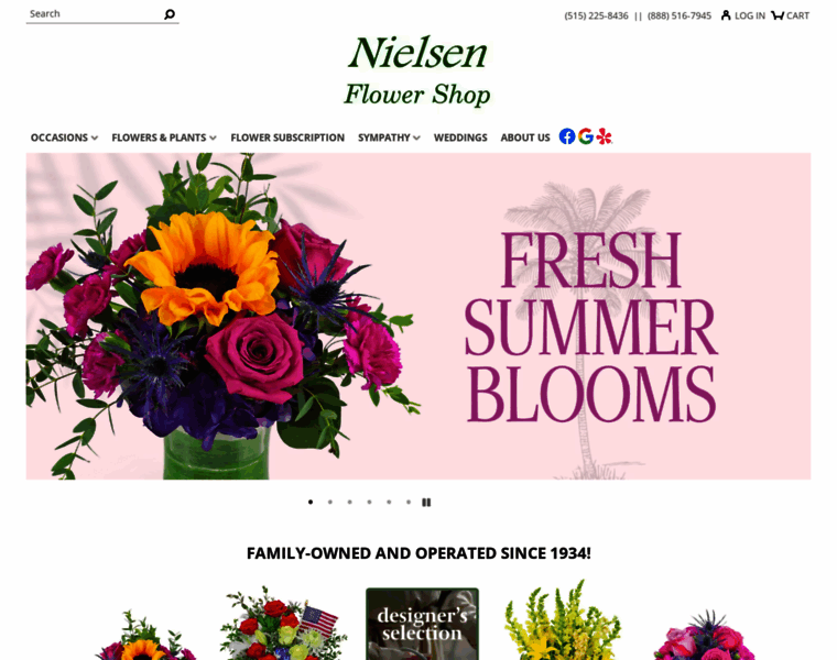 Nielsenflowershop.com thumbnail