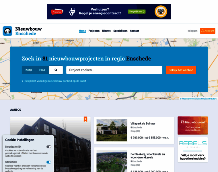 Nieuwbouw-enschede.nl thumbnail