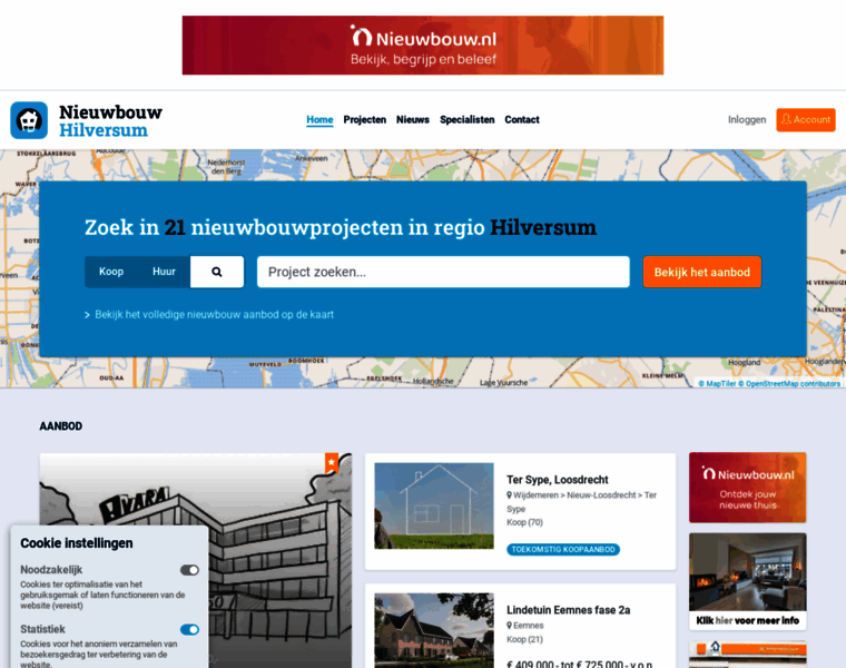 Nieuwbouw-hilversum.nl thumbnail
