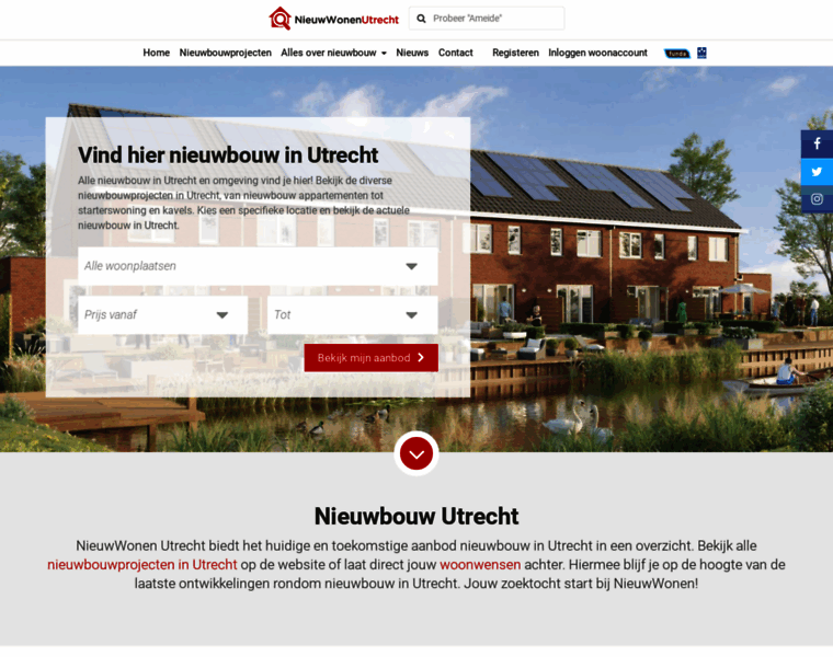 Nieuwbouwutrecht.nl thumbnail