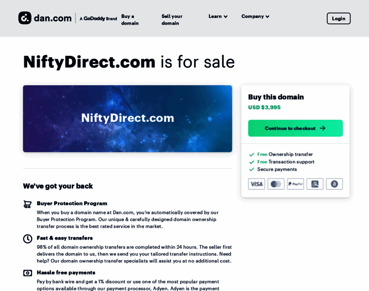 Niftydirect.com thumbnail
