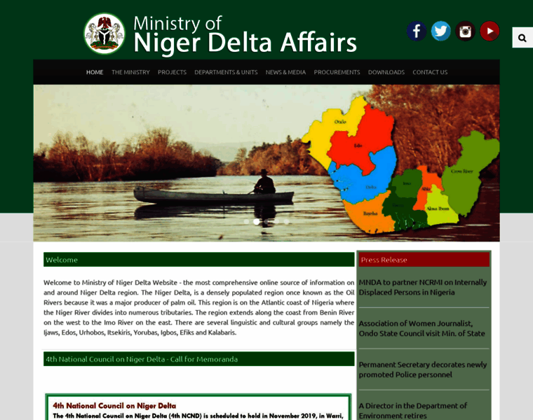 Nigerdelta.gov.ng thumbnail