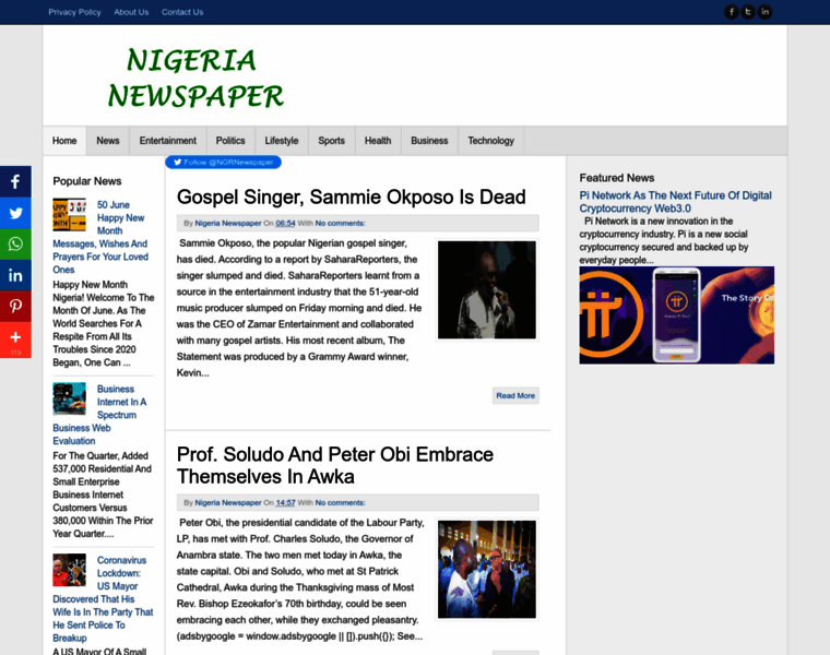 Nigerianewspaper.com.ng thumbnail