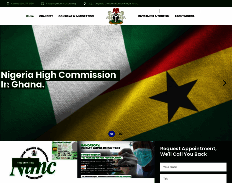 Nigerianhcaccra.org thumbnail