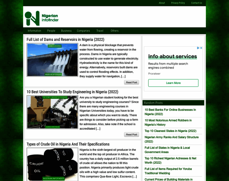 Nigerianinfofinder.com thumbnail
