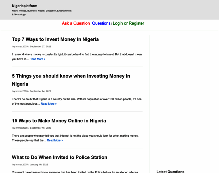Nigeriaplatform.com thumbnail