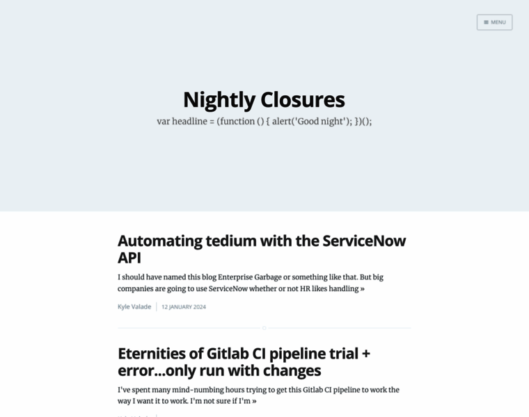Nightlyclosures.com thumbnail Nightlyclosures.com thumbnail