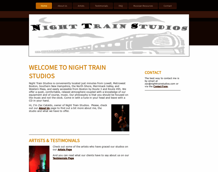 Nighttrainstudios.com thumbnail