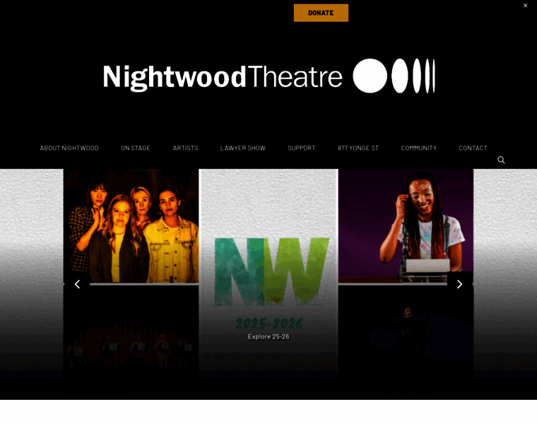 Nightwoodtheatre.net thumbnail