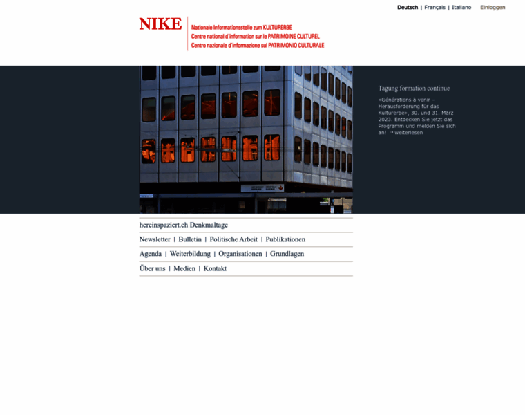 Nike-kulturerbe.ch thumbnail