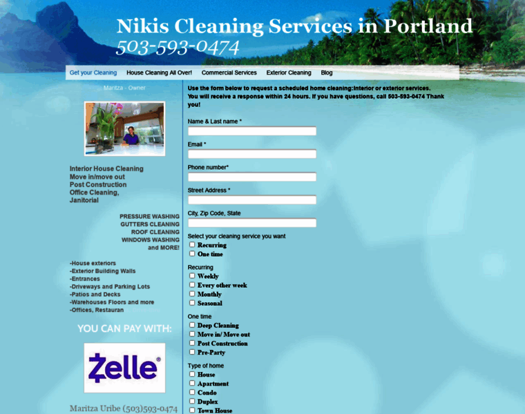 Nikiscleaningservices.com thumbnail