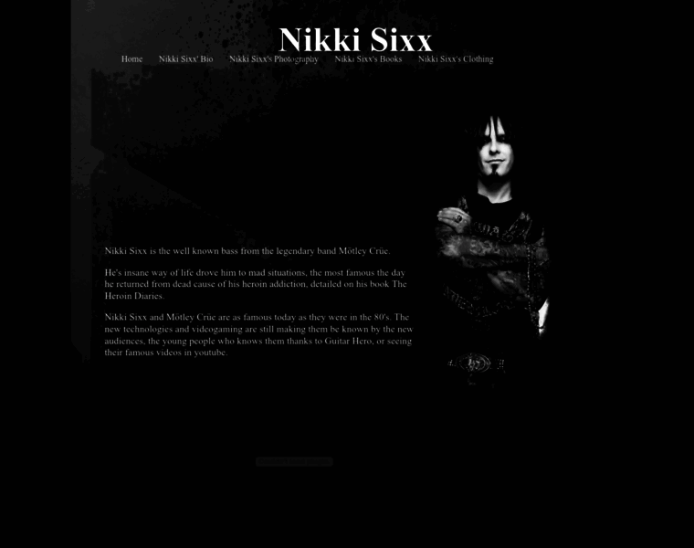 Nikki-sixx.com thumbnail