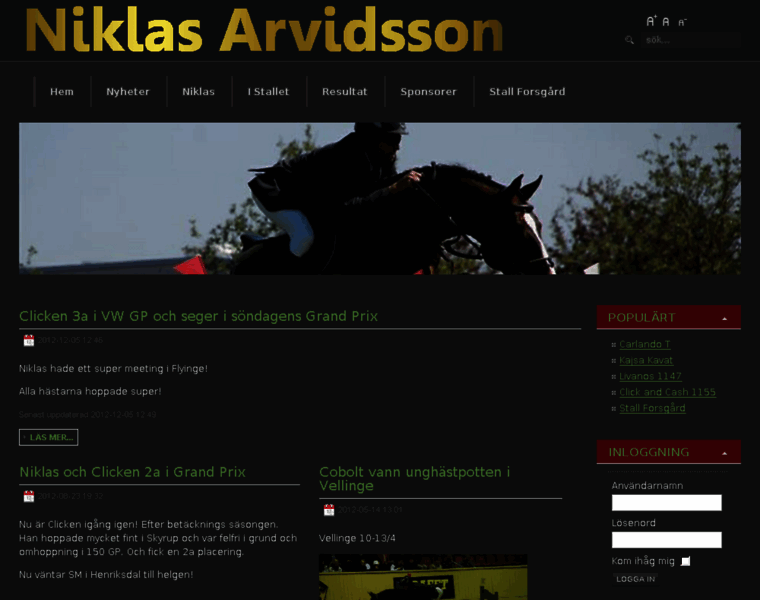 Niklas-arvidsson.com thumbnail