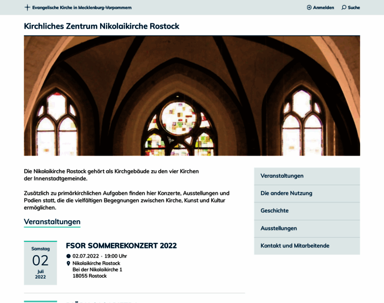 Nikolaikirche-rostock.de thumbnail