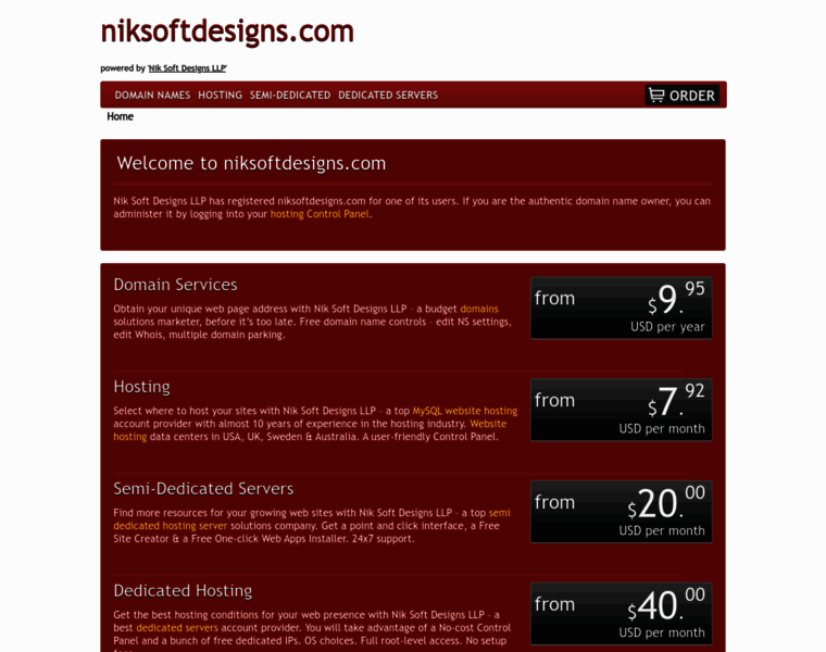 Niksoftdesigns.com thumbnail