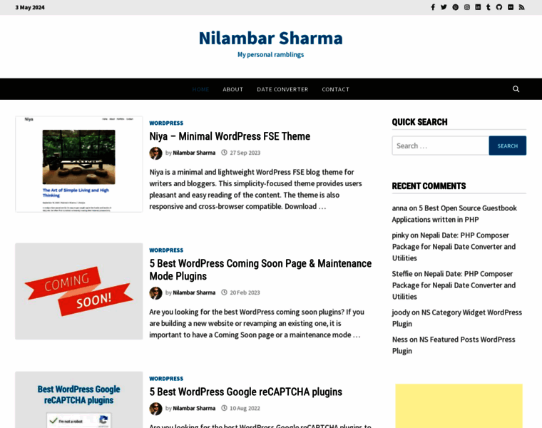 Nilambar.net thumbnail
