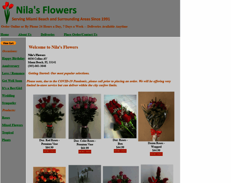 Nilasflowers.com thumbnail