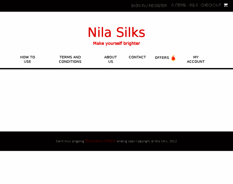 Nilasilks.com thumbnail