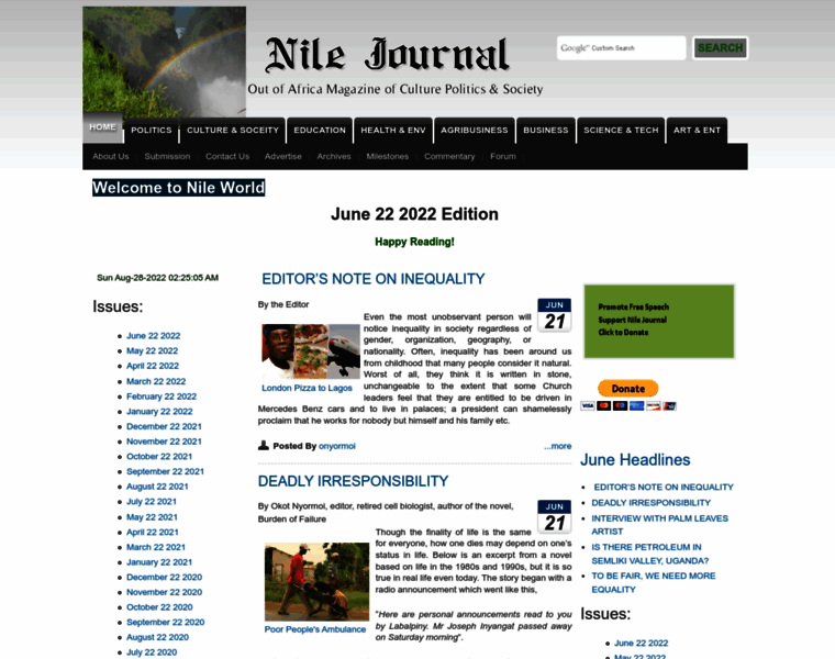 Nilejournal.net thumbnail