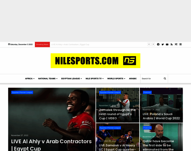 Nilesports.com thumbnail