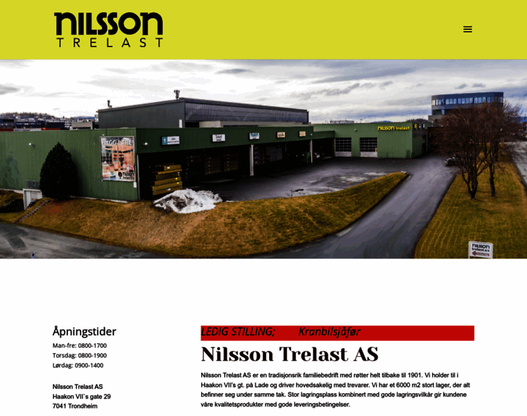 Nilssontrelast.no thumbnail