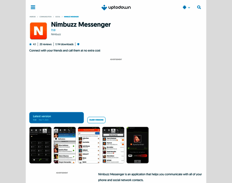 Nimbuzz-messenger.en.uptodown.com thumbnail