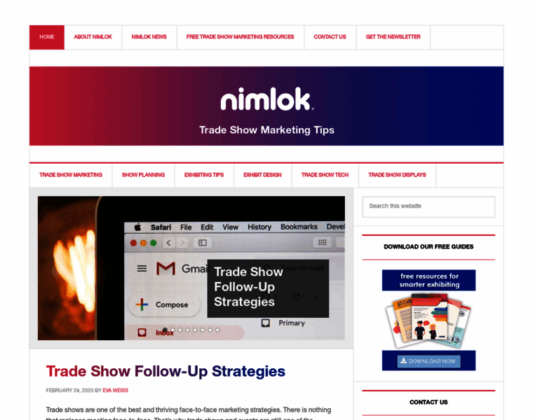Nimloktradeshowmarketing.com thumbnail