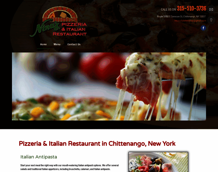Ninasitalianrestaurant.com thumbnail