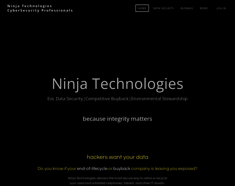 Ninja-technologies.com thumbnail