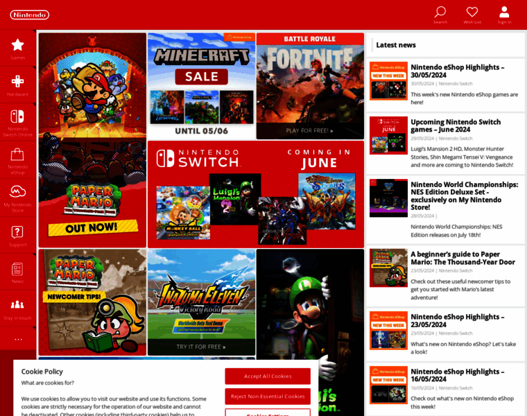 Nintendo.co.uk thumbnail