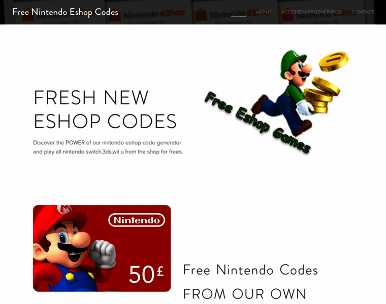 Nintendocodes.webnode.com thumbnail