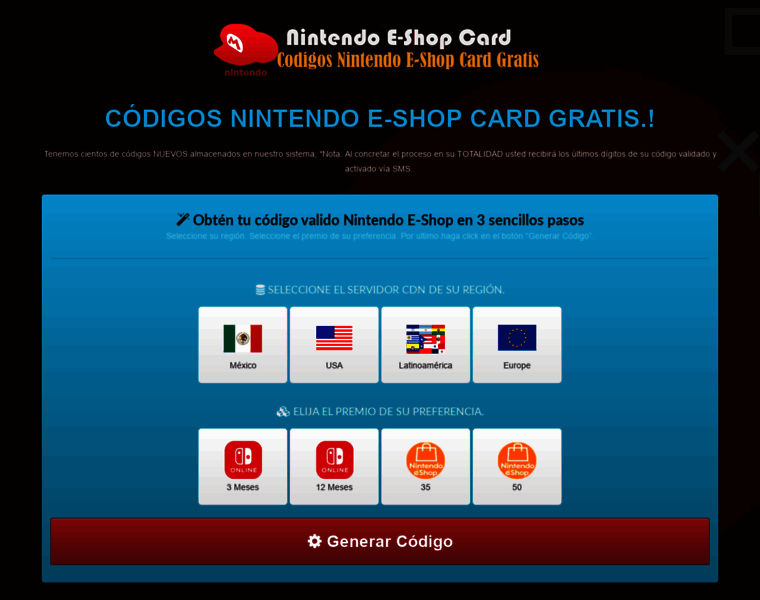 Nintendoeshopcard.todofreegratis.com thumbnail