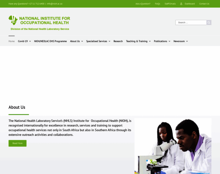 Nioh.ac.za thumbnail