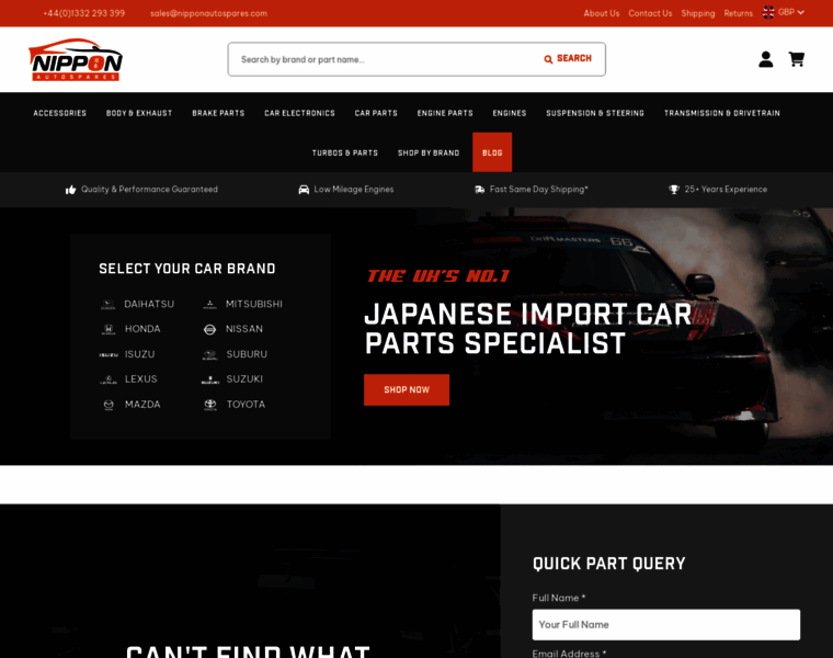 Nipponautospares-onlinestore.com thumbnail