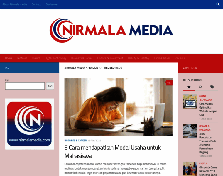Nirmalamedia.com thumbnail