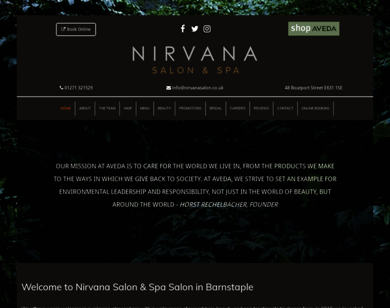 Nirvanasalon.co.uk thumbnail