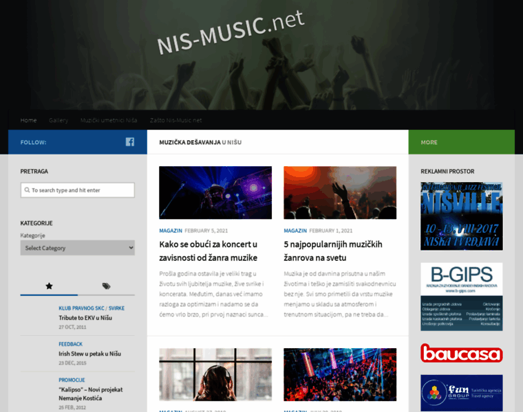 Nis-music.net thumbnail