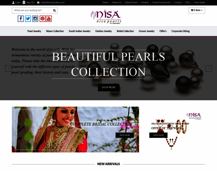 Nisapearls.com thumbnail Nisapearls.com thumbnail