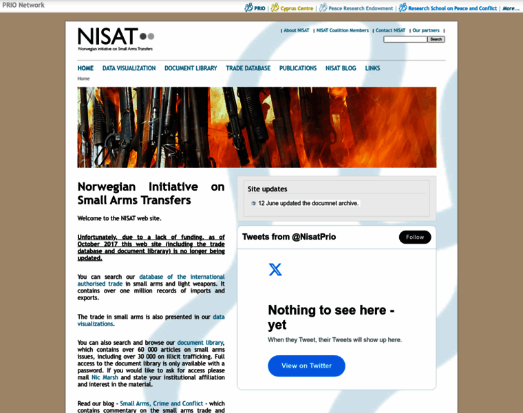 Nisat.org thumbnail