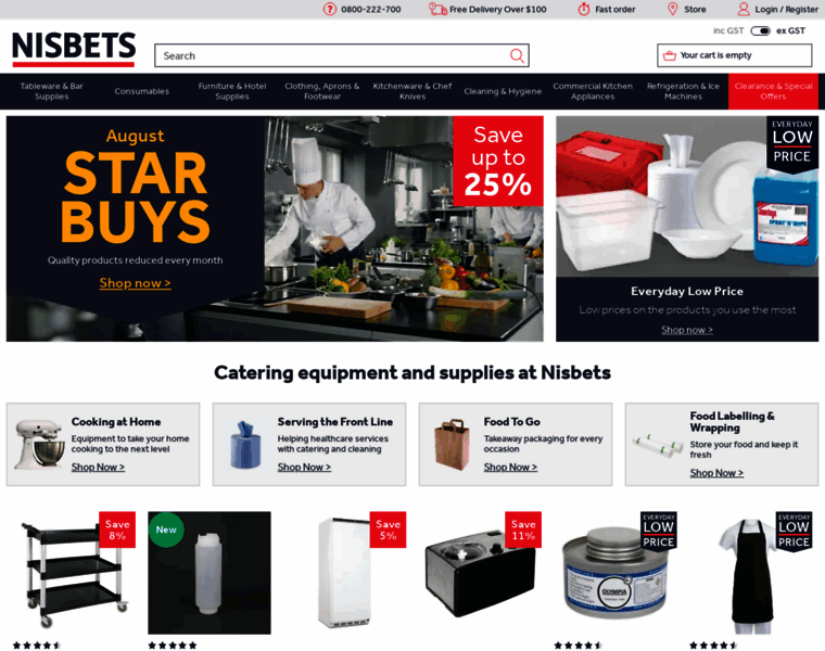 Nisbets.co.nz thumbnail Nisbets.co.nz thumbnail