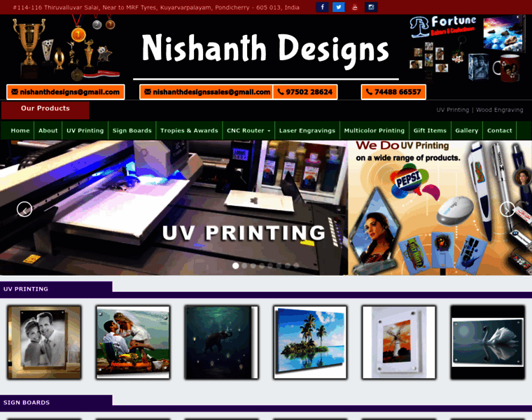 Nishanthdesigns.com thumbnail