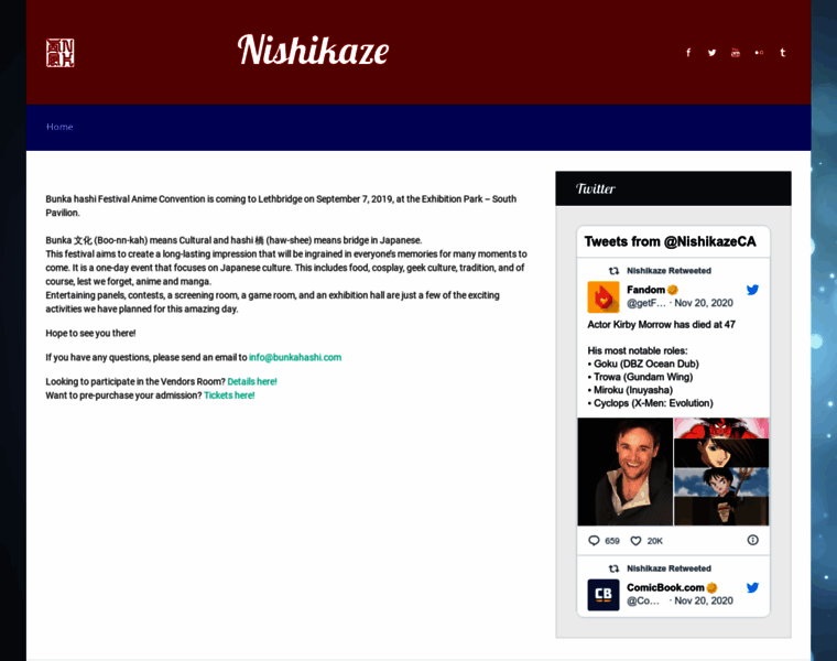Nishikaze.ca thumbnail