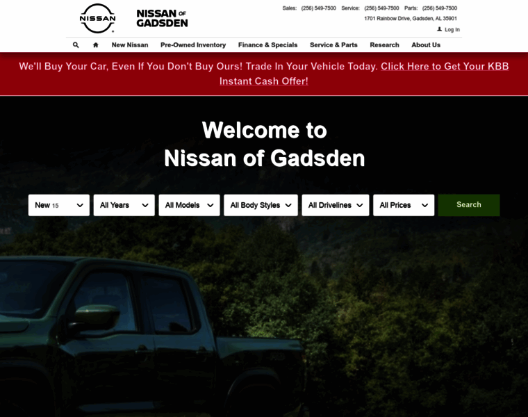 Nissanofgadsden.com thumbnail