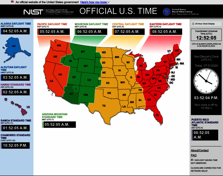 Nist.time.gov thumbnail Nist.time.gov thumbnail