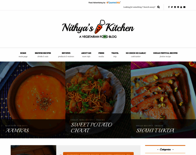Nithyas-kitchen.com thumbnail