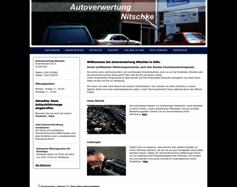 Nitschke-autoverwertung.de thumbnail